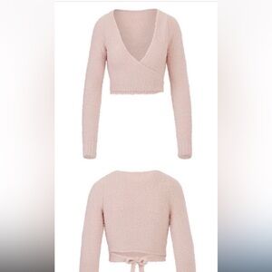 SKIMS. LightPink  Cozy Wrap Sweater